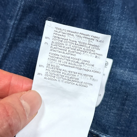 DSQUARED2 Cool Guy Slim Fit Blue Streaked Denim Jeans Mens IT 48 US 33 - Picture 8 of 11